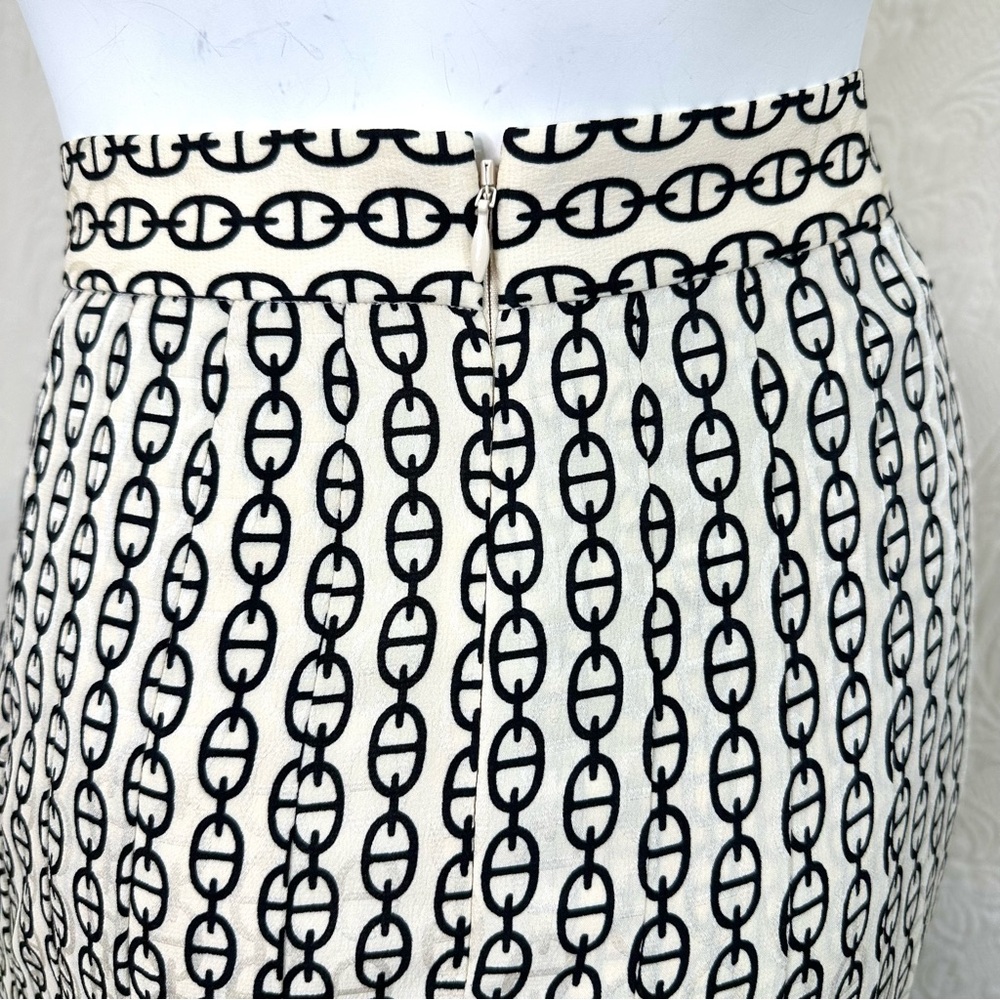 J. Crew NWT 6 Pleated Maxi Skirt in Vintage Links Print - Picture 11 of 15
